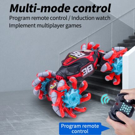 ¡Carro acrobático 4x4 con control mediante gestos de mano! 🚗✨