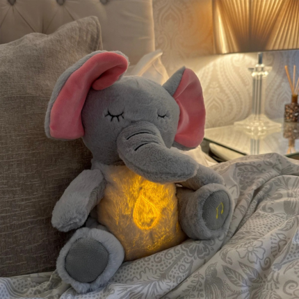 Elefante relajante con respiracion
